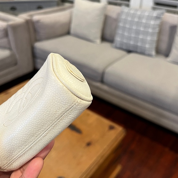 CHANEL Caviar Leather Mini Pouch/Wallet π― Authentic (Project pouch/wallet) - Picture 9 of 14